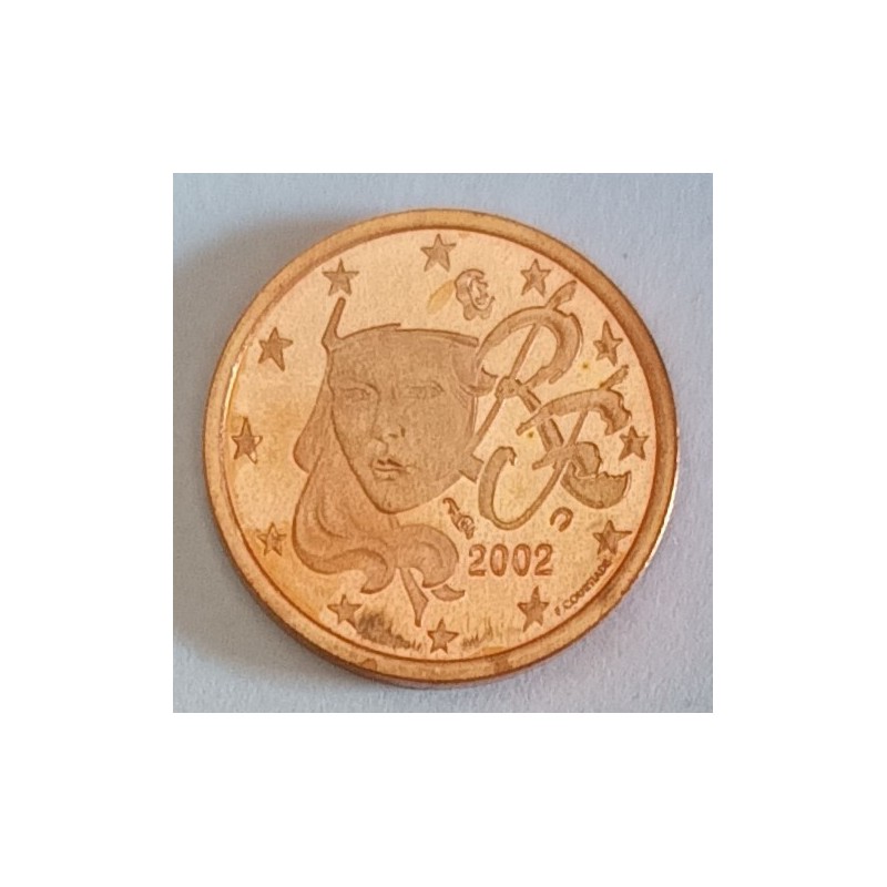 Frankreich - 1 CENT 2002 - NOUVELLE MARIANNE