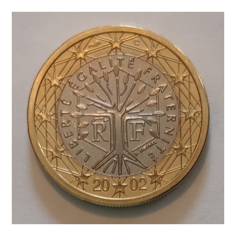 FRANCE - 1 EURO 2002 - ARBRE