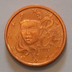 Frankreich - 1 CENT 2003 - NOUVELLE MARIANNE