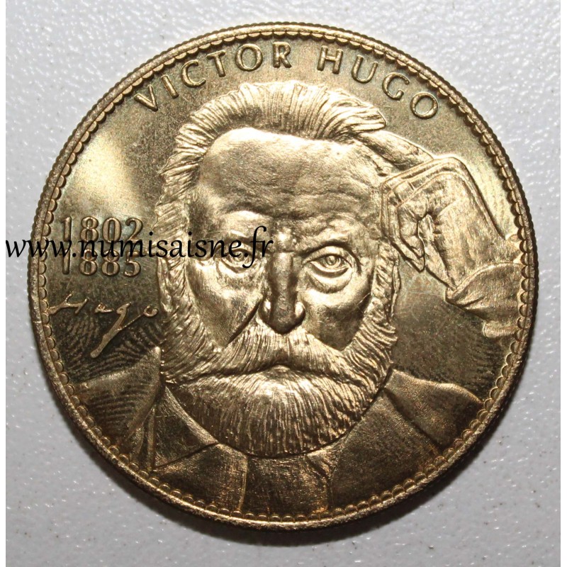 Komitat 75 - PARIS - Victor Hugo - 1802 - 1885 - Monnaie de Paris - Undatiert