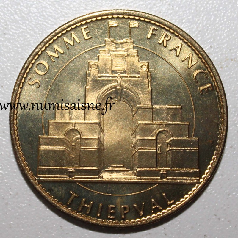 80 - THIEPVAL - LE MONUMENT - GUERRE 1914 - 1918 - Monnaie de Paris - 2007