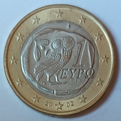 GRECE - KM 187 - 1 EURO...