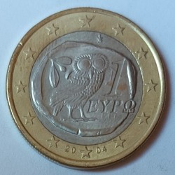 GRIECHENLAND - KM 187 - 1 EURO 2004 - ATHENER EULE