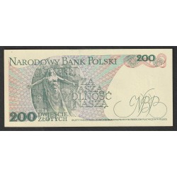 POLAND - PICK 144 c - 200 ZLOTYCH - 01/12/1988