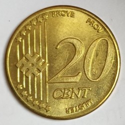 LATVIA - 20 CENT 2004 - TEST