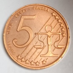 LITHUANIA - 5 CENT 2004 - TEST