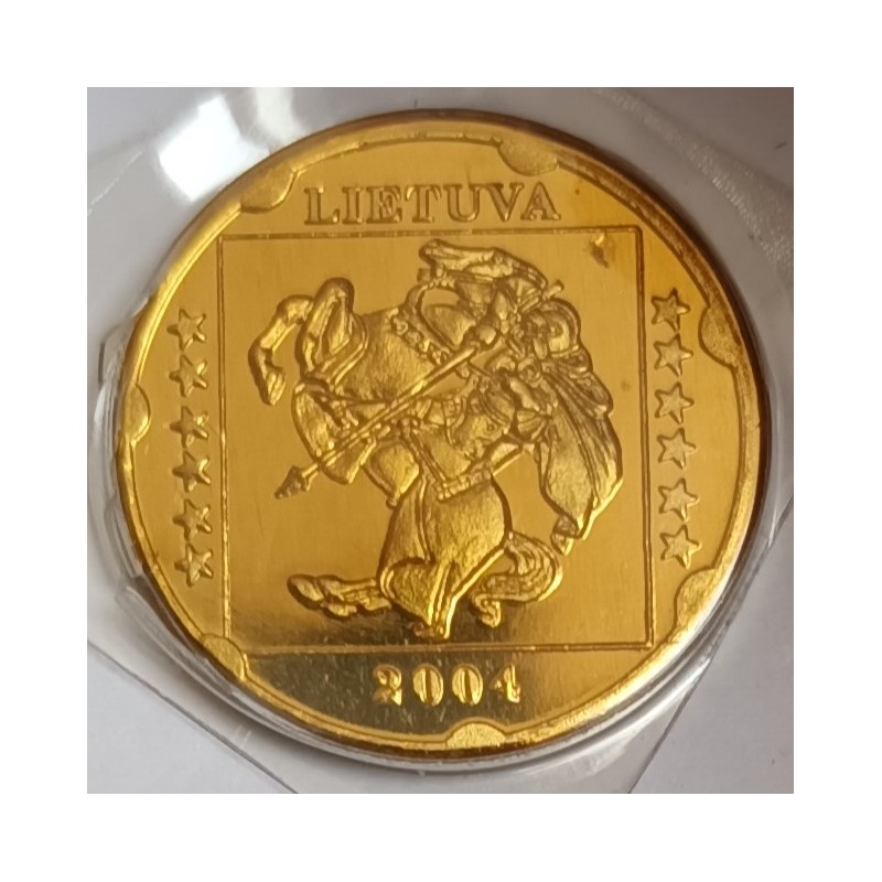 LITHUANIA - 20 CENT 2004 - TEST