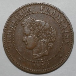 FRANKREICH - KM 821 - 5 CENTIMES 1876 A - Paris - TYP CÉRÈS