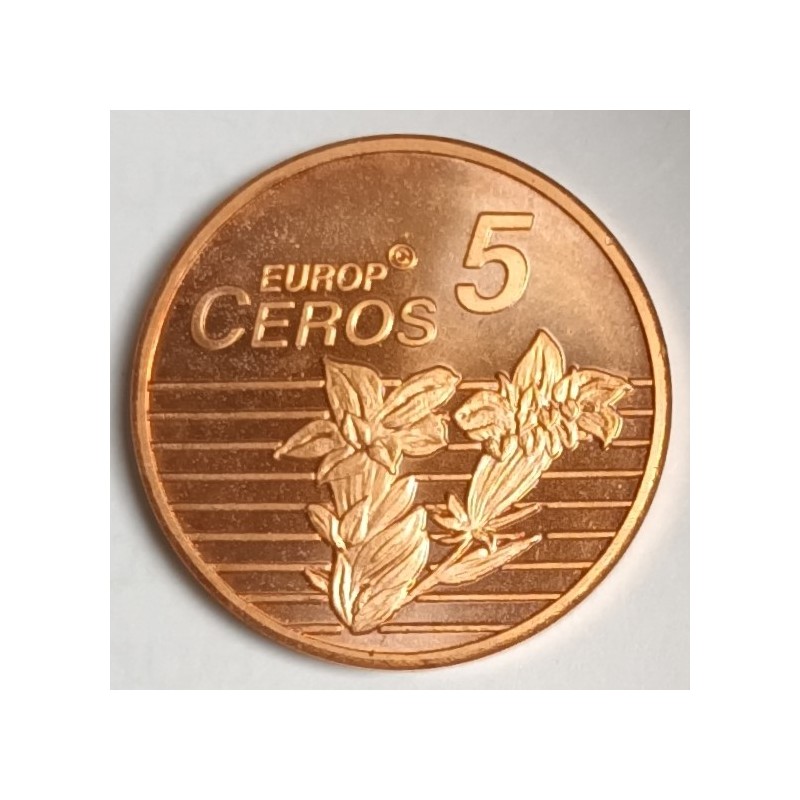 LIECHTENSTEIN - 5 EUROP CEROS 2004 - ESSAI