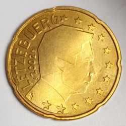 LUXEMBOURG - 20 CENT 2002 -...