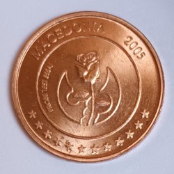 MACEDONIA - 2 CENT 2005 - TEST