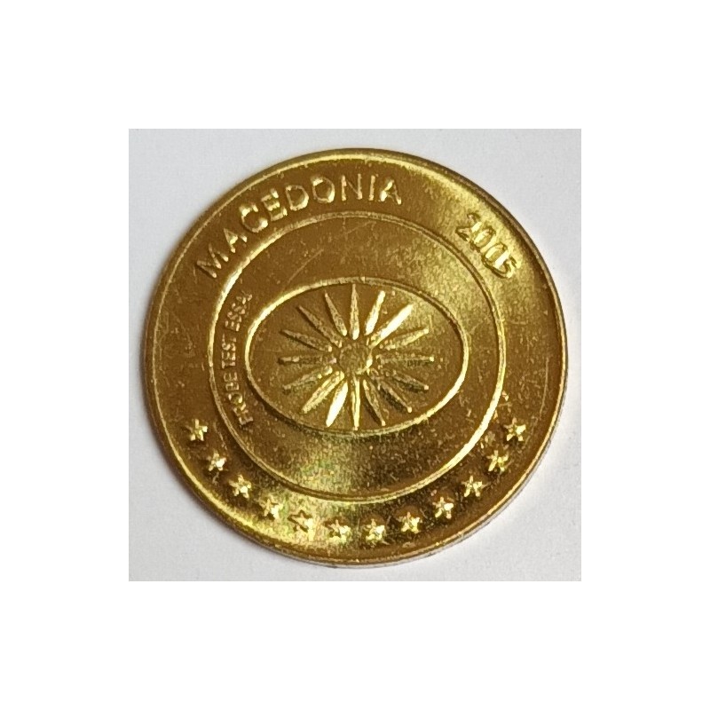 MACEDONIA - 10 CENT 2005 - TEST