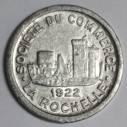 FRANKREICH - Kommitat 17 - LA ROCHELLE - 10 CENTIMES 1922 - SOCIETE DU COMMERCE - El.Mon.10.5