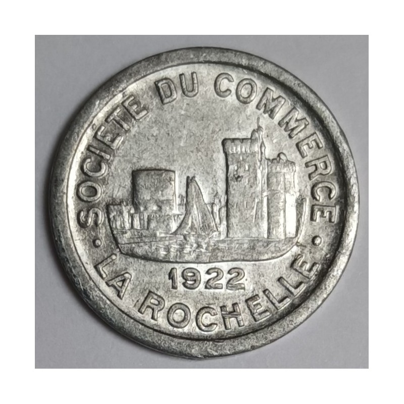 FRANCE - County 17 - LA ROCHELLE - 10 CENTIMES 1922 - SOCIETE DU COMMERCE - El.Mon.10.5