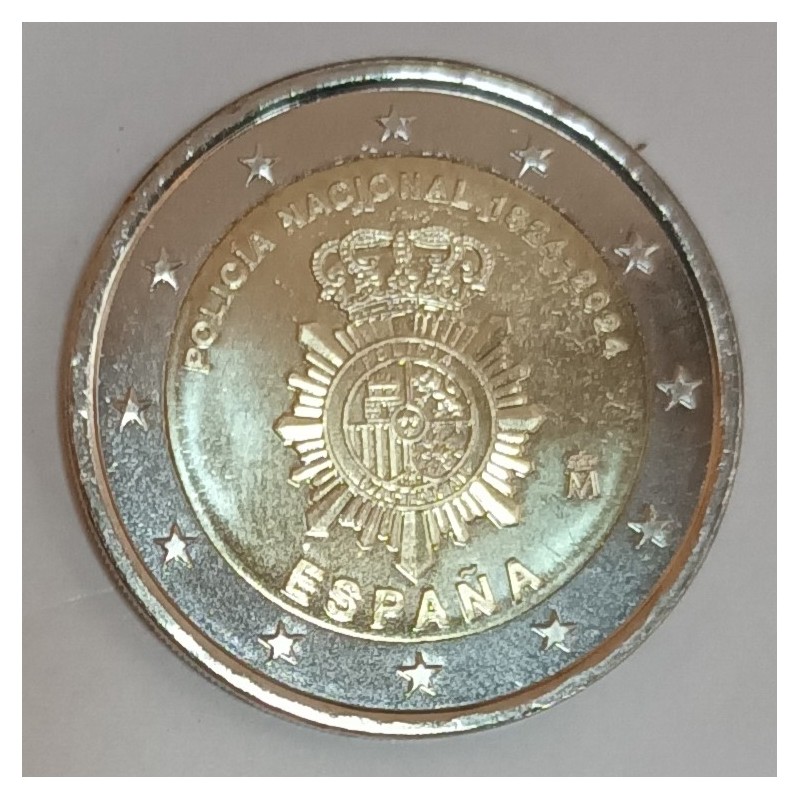 ESPAGNE - 2 EURO 2024 - 200 ANS DE LA POLICE NATIONALE