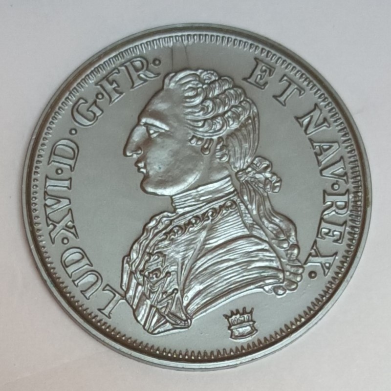 Advertising Token - CAFES LEGAL - REPRODUCTION - ECU OF 6 POUNDS FROM 1789 - LOUIS XVI - PLASTIC