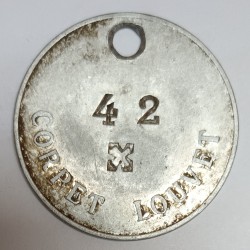 PRESENCE TOKEN - 80 - BAY OF SOMME - RAILWAY - CORPET LOUVET - NUMBER 42