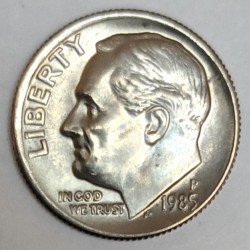 VEREINIGTE STAATEN - KM 195a - 1 DIME 1985 P - Philadelphia - FRANKLIN ROOSEVELT