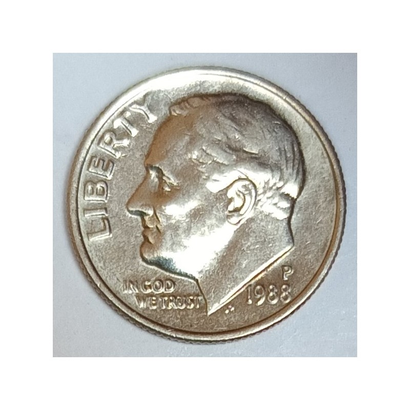 VEREINIGTE STAATEN - KM 195a - 1 DIME 1988 P - Philadelphia - FRANKLIN ROOSEVELT