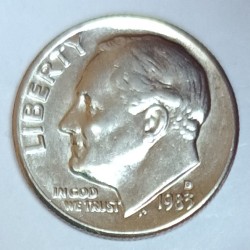 VEREINIGTE STAATEN - KM 195 - 1 DIME 1983 D - Denver - ROOSEVELT