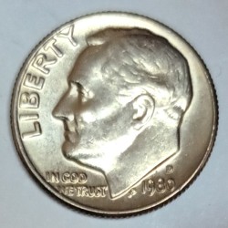 ÉTATS UNIS - KM 195 - 1 DIME 1980 D - Denver - ROOSEVELT