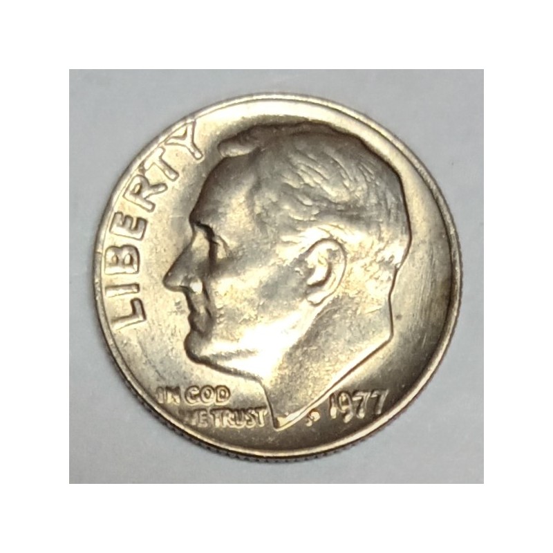 UNITED STATES - KM 195a - 1 DIME 1977 - FRANKLIN ROOSEVELT