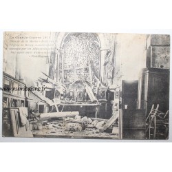 Komitat 77910 - BARCY - Innenraum der Kirche - I. Weltkrieg - 1914