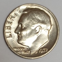 VEREINIGTE STAATEN - KM 195 - 1 DIME 1972 - FRANKLIN ROOSEVELT