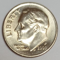 UNITED STATES - KM 195a - 1 DIME 2000 P - Philadelphia - FRANKLIN ROOSEVELT