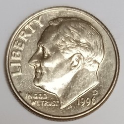 ÉTATS UNIS - KM 195a - 1 DIME 1992 D - Denver - ROOSEVELT