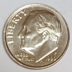 ETATS UNIS - KM 195a - 1 DIME 1996 P - Philadelphie - FRANKLIN ROOSEVELT