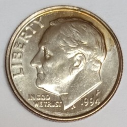 UNITED STATES - KM 195a - 1 DIME 1994 P - Philadelphia - FRANKLIN ROOSEVELT