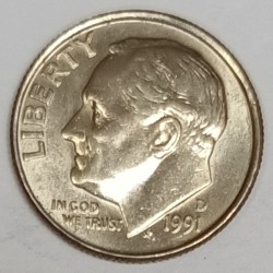 UNITED STATES - KM 195 - 1 DIME 1981 D - Denver - ROOSEVELT