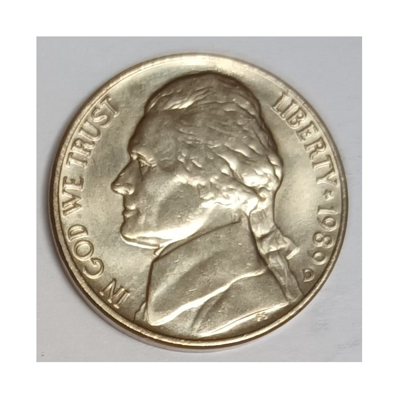 ETATS UNIS - KM A192 - 5 CENTS 1983 P - Philadélphie - THOMAS JEFFERSON