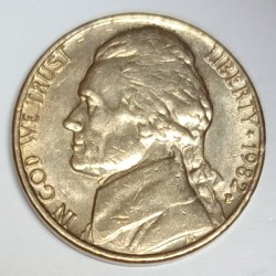 ETATS UNIS - KM A192 - 5 CENTS 1984 P - Philadélphie