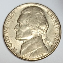 ETATS UNIS - KM A192 - 5 CENTS 1983 P - Philadélphie - THOMAS JEFFERSON