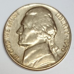 UNITED STATES - KM A192 - 5 CENTS 1970 D - Denver - THOMAS JEFFERSON