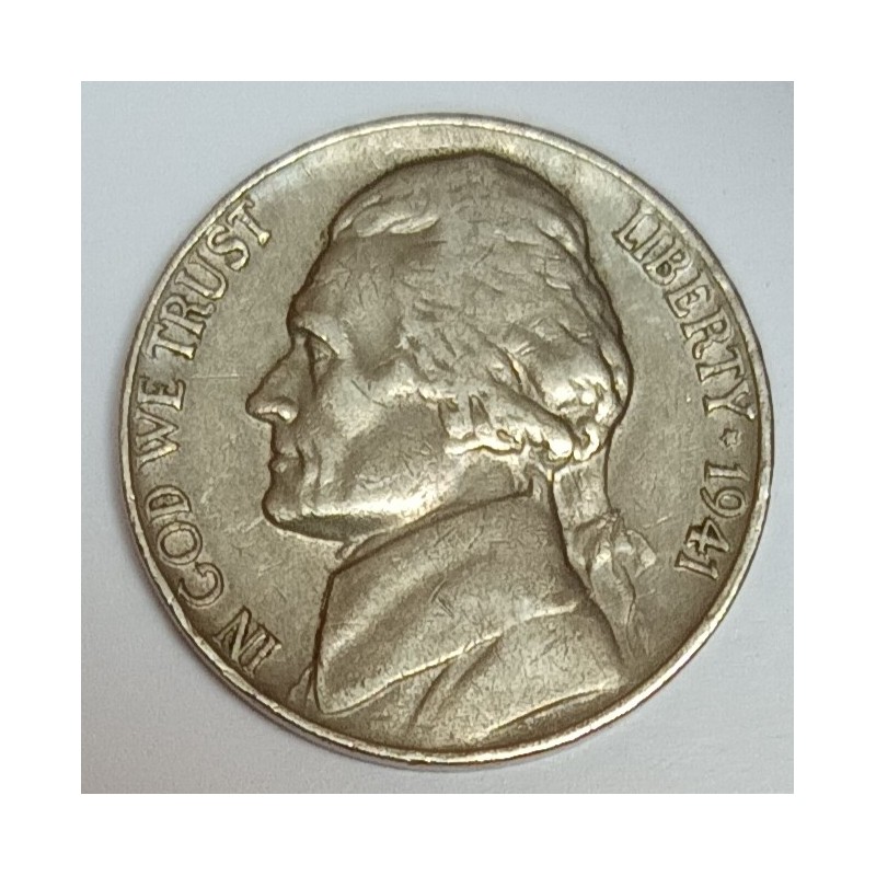 ETATS UNIS - KM 192 - 5 CENTS 1941 - THOMAS JEFFERSON