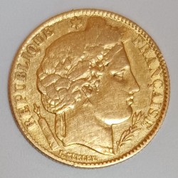 FRANKREICH - KM 830 - 10 FRANCS 1851 A - Paris - TYP CÉRÈS - GOLD - 095928