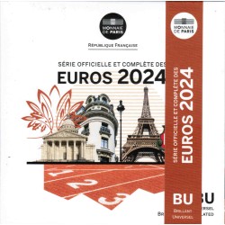 FRANCE - COFFRET EURO BRILLANT UNIVERSEL CLASSIQUE 2024 - 8 PIECES - B