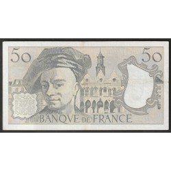 FRANCE - PICK 152 - 50 FRANCS QUENTIN DE LA TOUR - 1990 - B.59