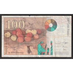 FAY 74/01 - B - 100 FRANCS CEZANNE - 1997 - PICK 158