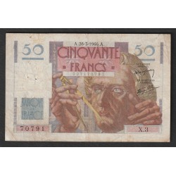 FAY 20/02 - 50 FRANCS LE VERRIER - 28/03/1946 - X.3 - PICK 127