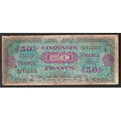 FRANCE - PICK 117a - 50 FRANCS VERSO FRANCE - 1945 - SERIE 3