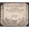 ASSIGNAT OF 50 SOLS - 23/05/1793 - NATIONAL DOMAINS - SERIE 1742