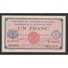 FRANKREICH - KOMITAT 69 – LYON – HANDELSKAMMER – 1 FRANK – 19.02.1920 BIS 31.12.1923