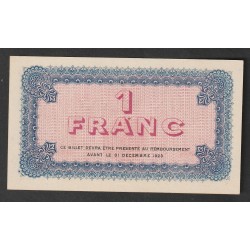 FRANKREICH - KOMITAT 69 – LYON – HANDELSKAMMER – 1 FRANK – 19.02.1920 BIS 31.12.1923