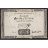 ASSIGNAT DE 10 LIVRES - 24/10/1792 - DOMAINES NATIONAUX - SERIE 10752