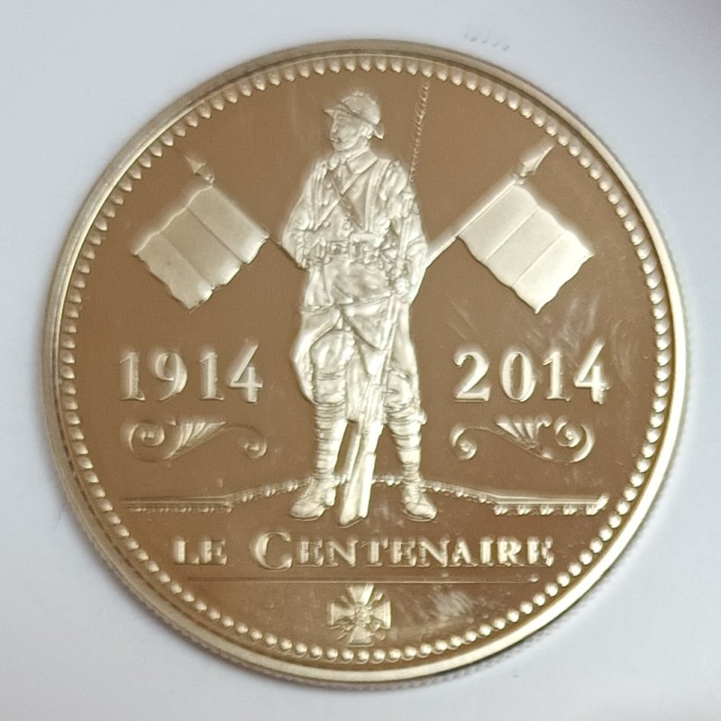 FRANCE - MEDAL - FIRST WORLD WAR 1914-1918 - THE CENTENNIAL 1914-2014