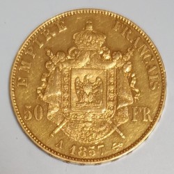 FRANCE - KM 785 - 50 FRANCS 1857 A - Paris - GOLD - NAPOLÉON III